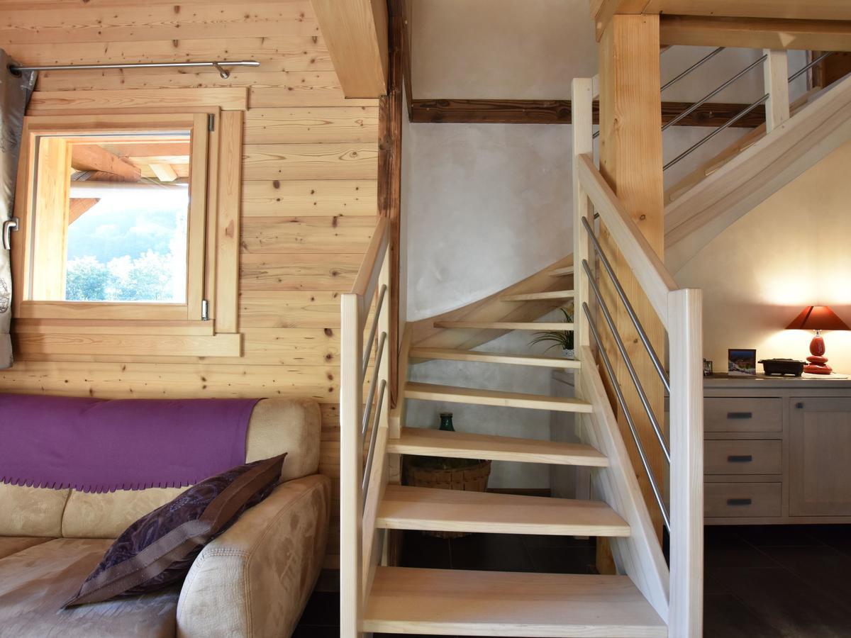 Villa Quaint Chalet in La Bresse with Sauna Exterior foto