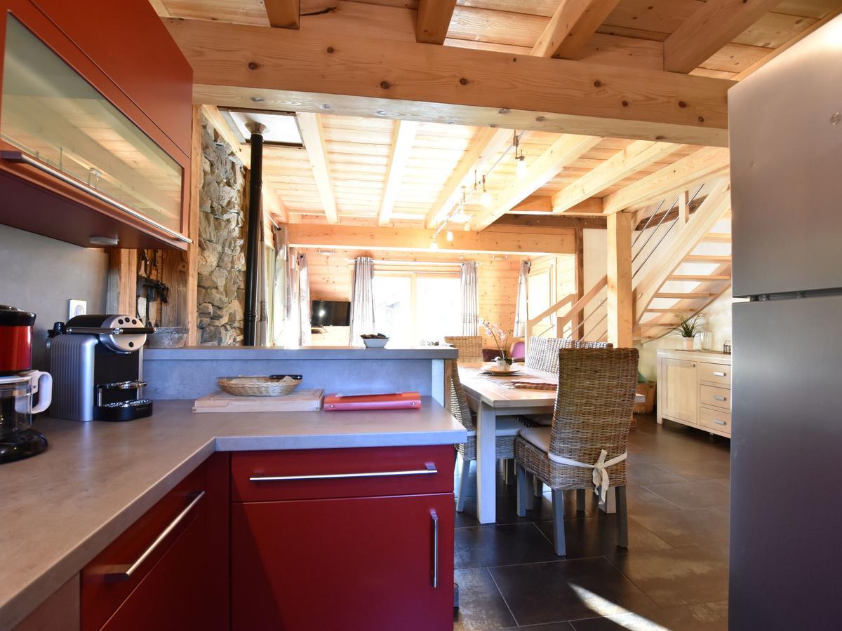 Villa Quaint Chalet in La Bresse with Sauna Exterior foto
